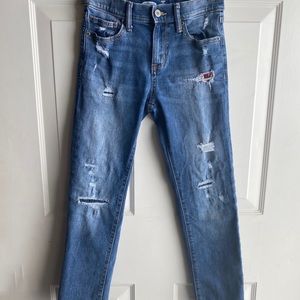 EUC Old Navy Boys Karate Slim Distressed Jeans